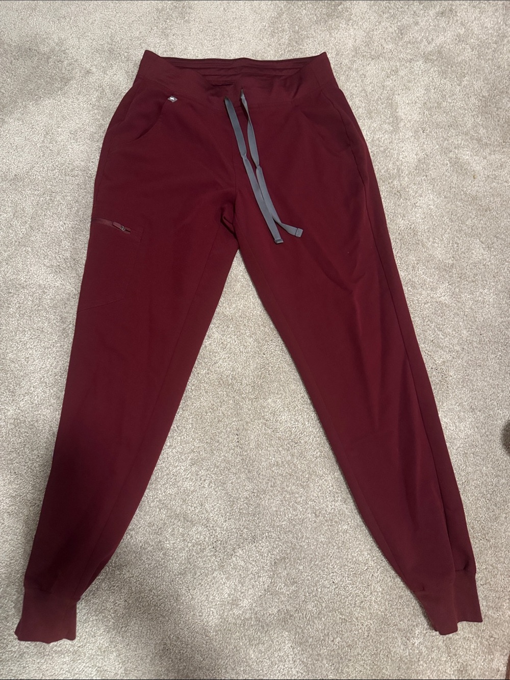 Figs Women's Maroon scrubs set